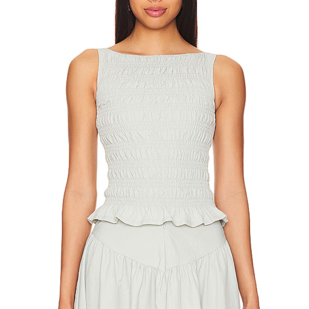 Peachy Den Deba Top in Oyster